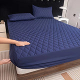 Quilted Fitted Protector Double Bed