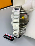 CURREN 8459 - Square Shape Stainless Steel Chronograph Working Watch For Men's