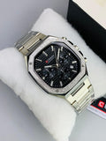CURREN 8459 - Square Shape Stainless Steel Chronograph Working Watch For Men's