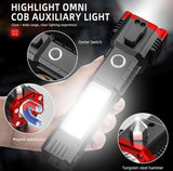 Heavy Duty Metal Zoom Torch Light / Flashlight | Type-C in + Powerbank | RuiLang RL-2210