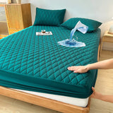 Quilted Fitted Protector Double Bed