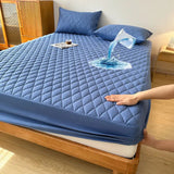 Quilted Fitted Protector Double Bed