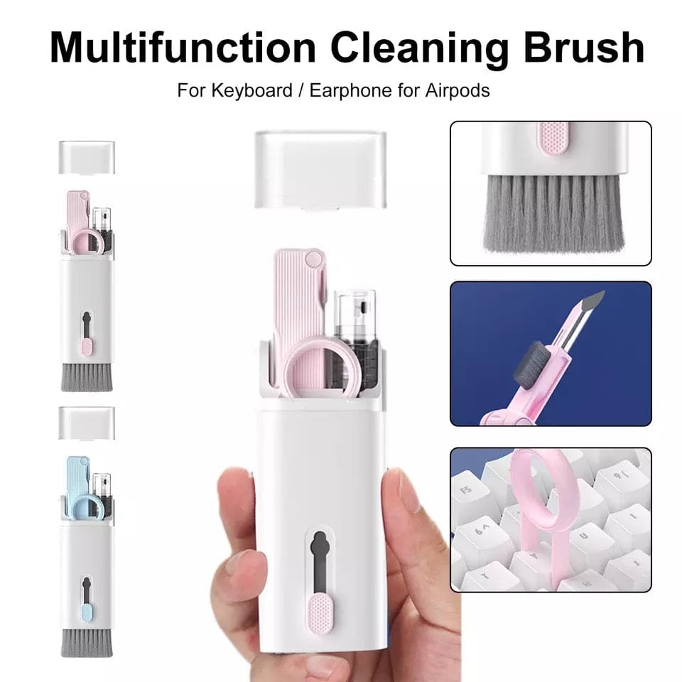 7 In 1 Cleaning Brush Set, Multifunctional Phone Keyboard Cleaning Kit