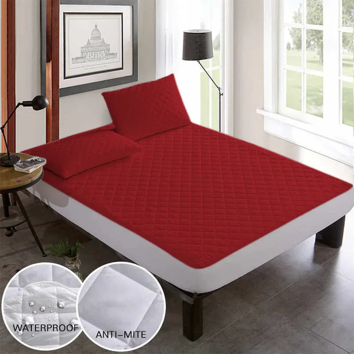 Quilted Fitted Protector Double Bed